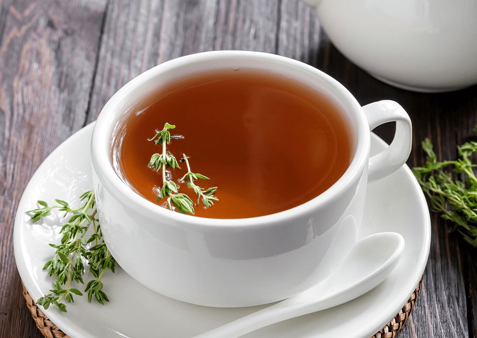 thyme tea for activity
