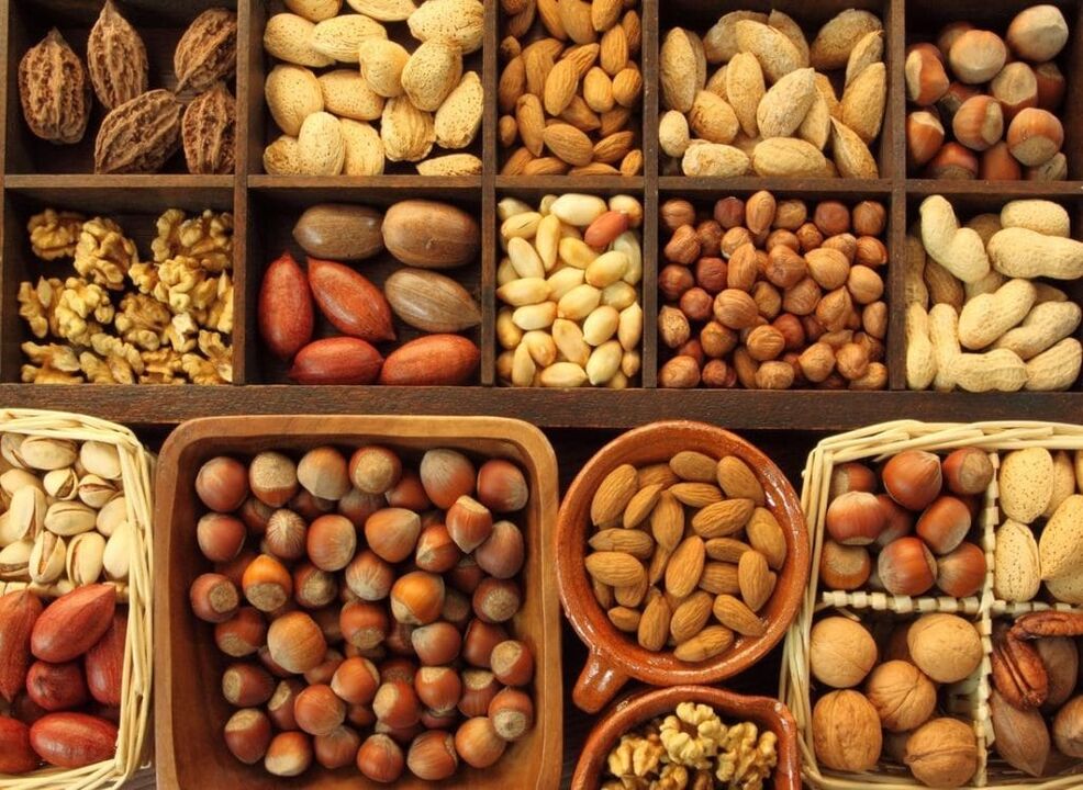 types of nuts for activity